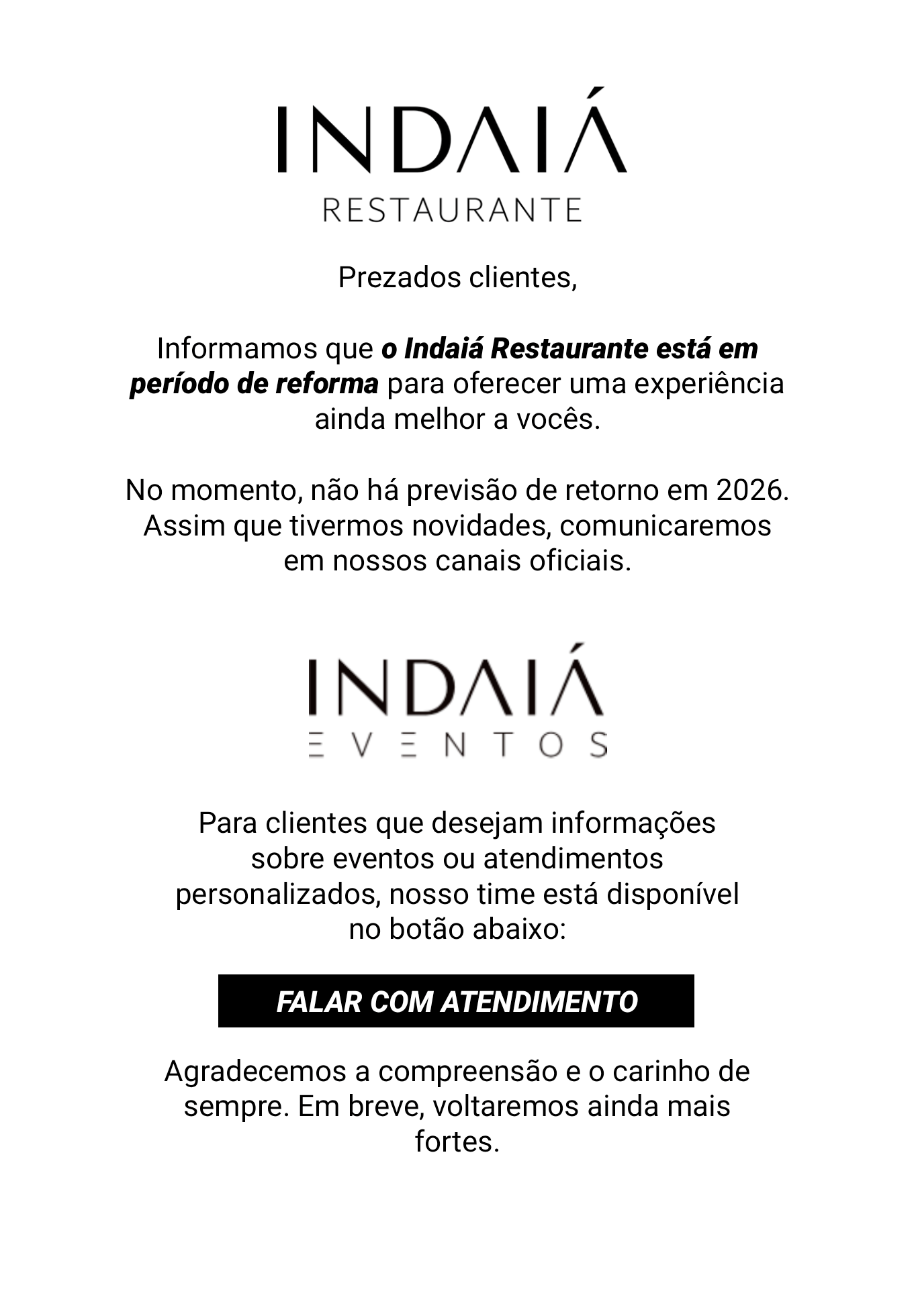 Restaurante Indaiá